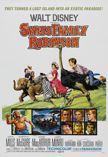 Смотреть фильм Швейцарская семья Робинзонов 1969 года онлайн